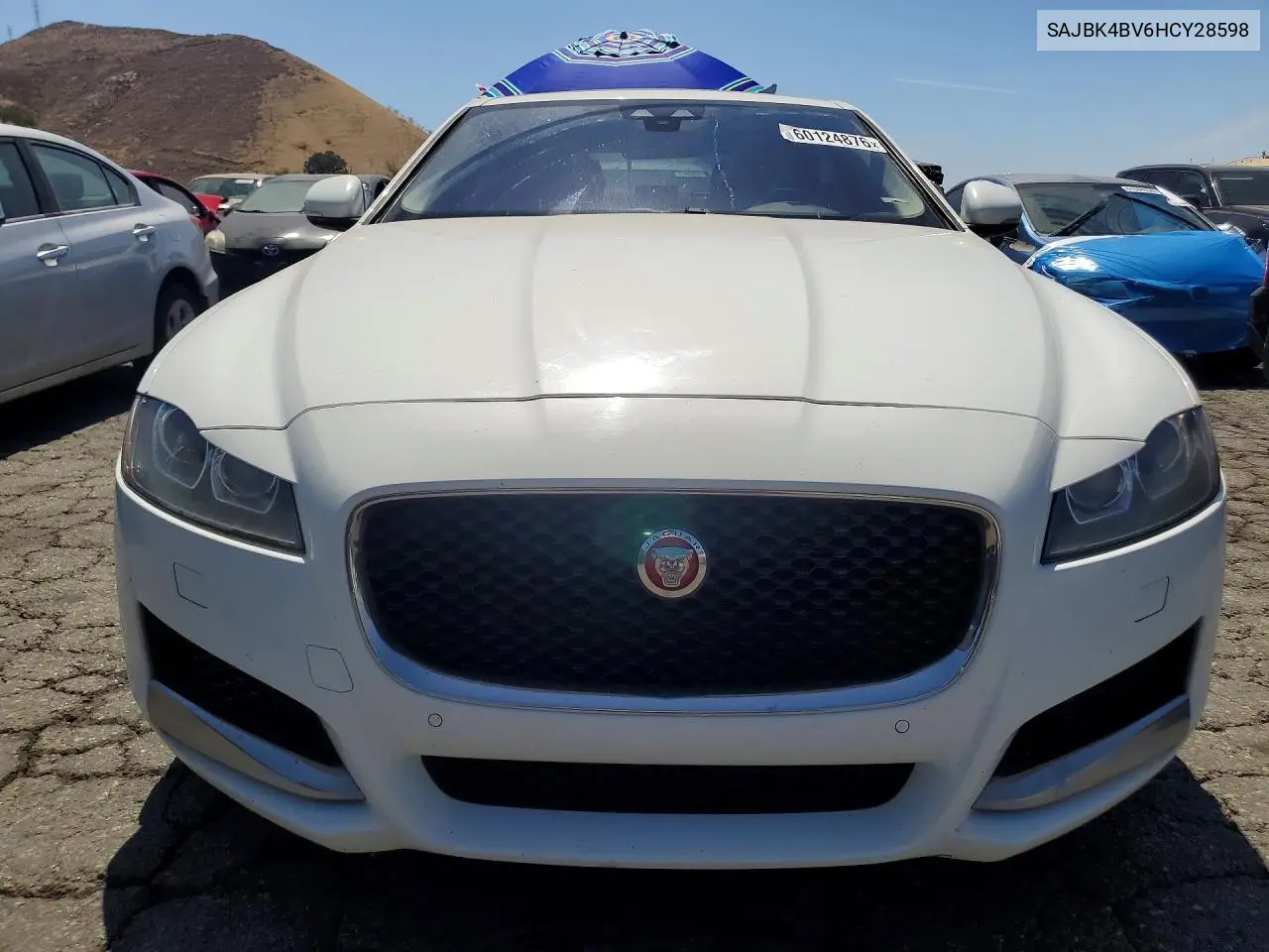 2017 Jaguar Xf Prestige VIN: SAJBK4BV6HCY28598 Lot: 60124876