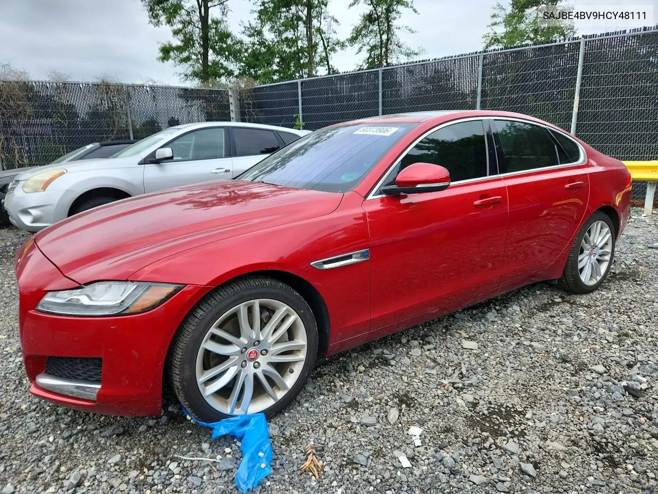 2017 Jaguar Xf Prestige VIN: SAJBE4BV9HCY48111 Lot: 60373906