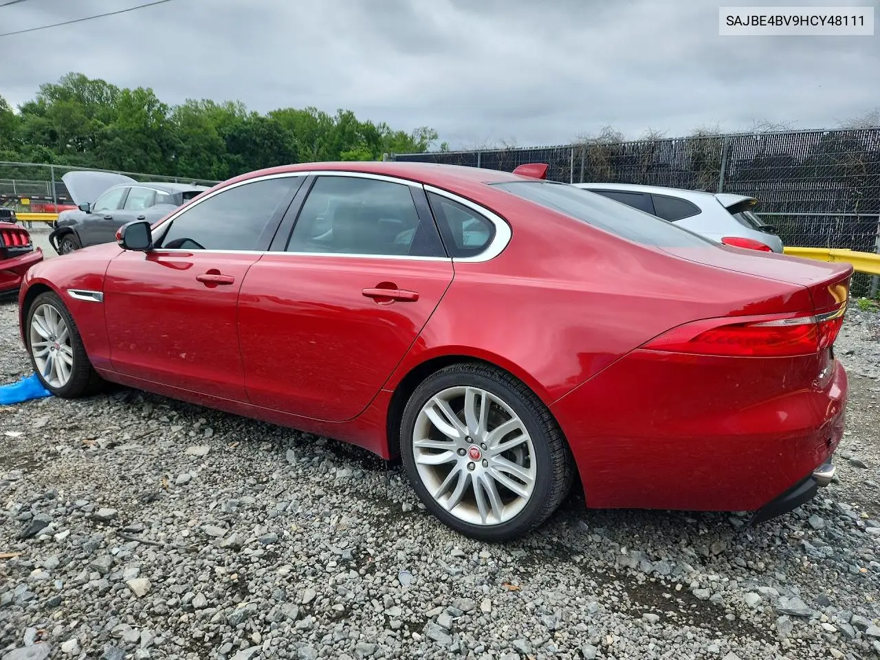 2017 Jaguar Xf Prestige VIN: SAJBE4BV9HCY48111 Lot: 60373906