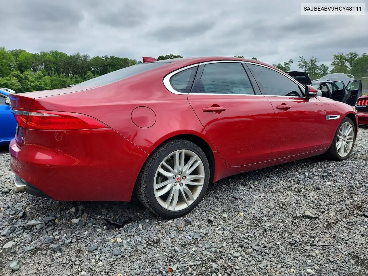 2017 Jaguar Xf Prestige VIN: SAJBE4BV9HCY48111 Lot: 60373906