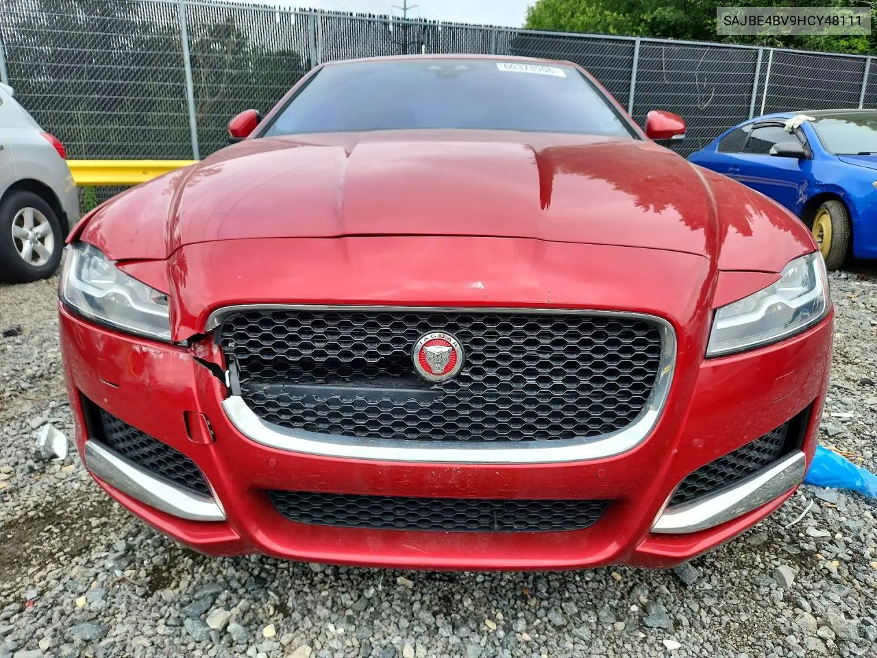 2017 Jaguar Xf Prestige VIN: SAJBE4BV9HCY48111 Lot: 60373906