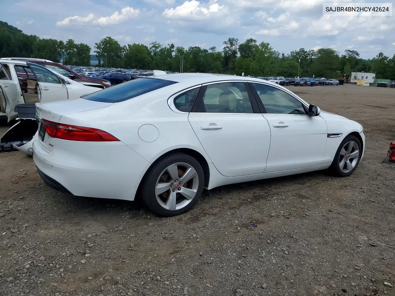 2017 Jaguar Xf VIN: SAJBR4BN2HCY42624 Lot: 60550396