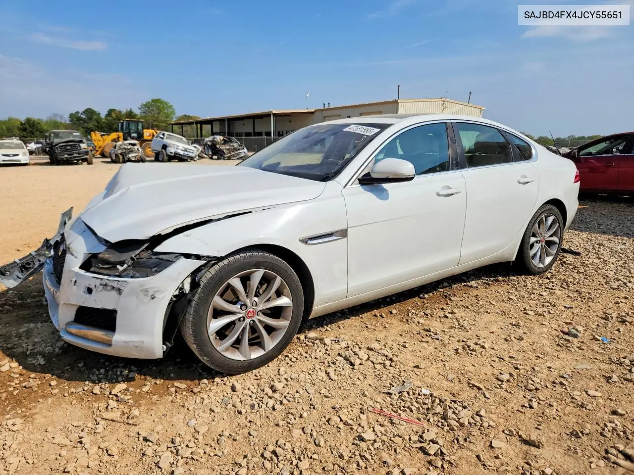 2018 Jaguar Xf Premium VIN: SAJBD4FX4JCY55651 Lot: 47581586
