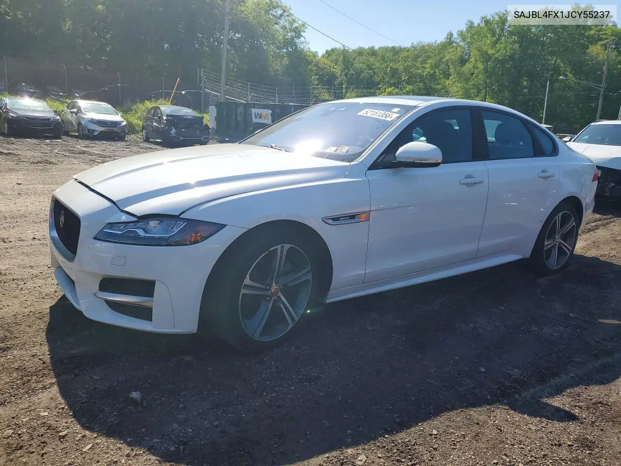 2018 Jaguar Xf R - Sport VIN: SAJBL4FX1JCY55237 Lot: 52151356