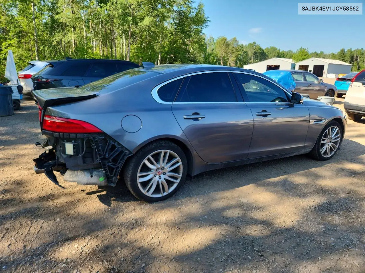 2018 Jaguar Xf Prestige VIN: SAJBK4EV1JCY58562 Lot: 60134076