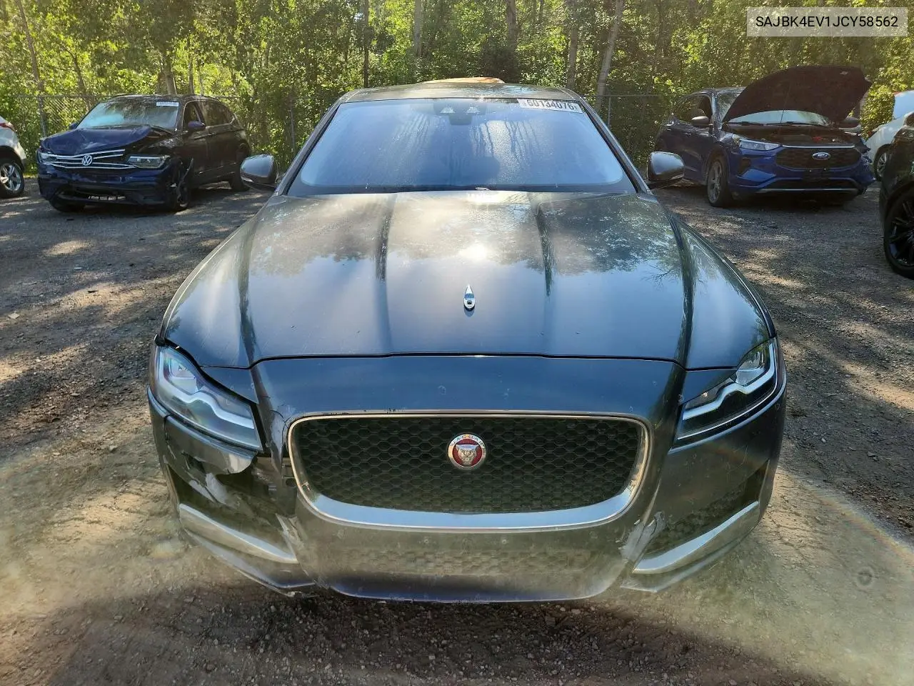 2018 Jaguar Xf Prestige VIN: SAJBK4EV1JCY58562 Lot: 60134076