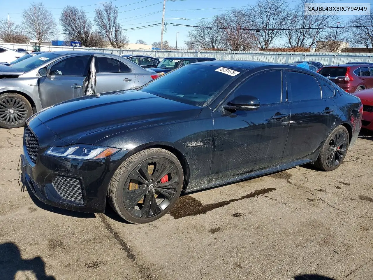 2024 Jaguar Xf R-Dynamic Se VIN: SAJBL4GX8RCY94949 Lot: 76751475