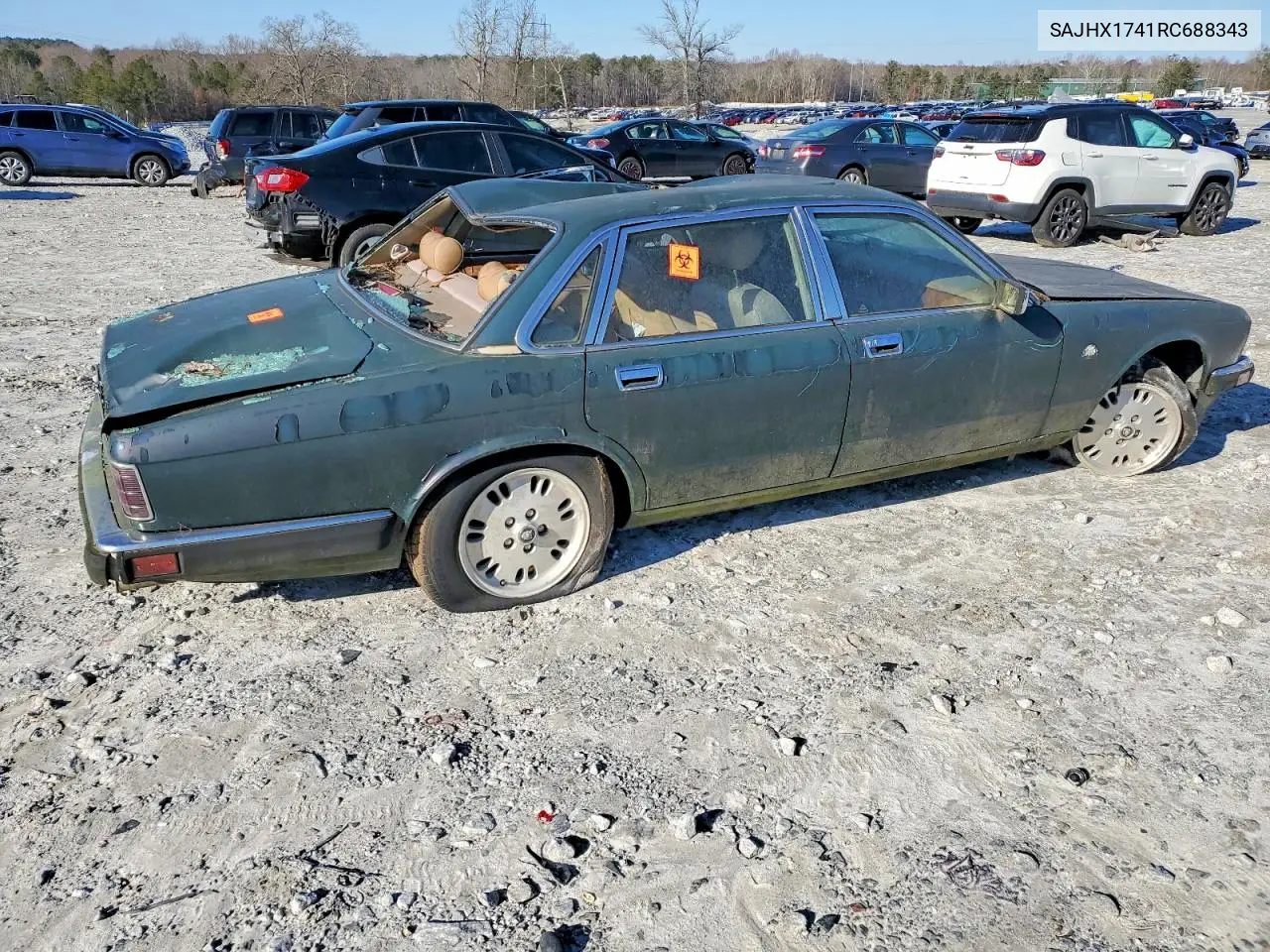 1994 Jaguar Xj6 VIN: SAJHX1741RC688343 Lot: 73491915