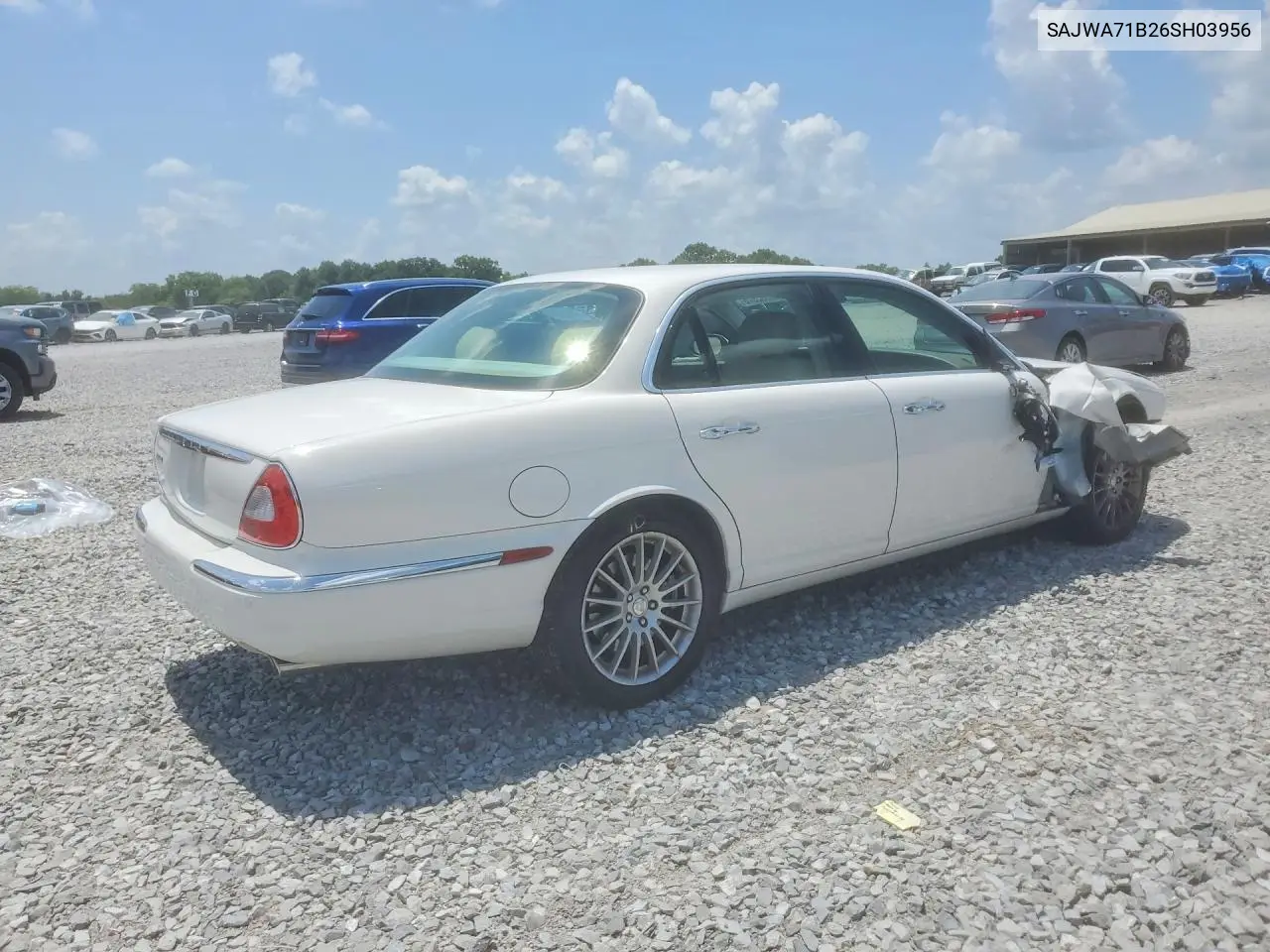 2006 Jaguar Xj8 VIN: SAJWA71B26SH03956 Lot: 59352676