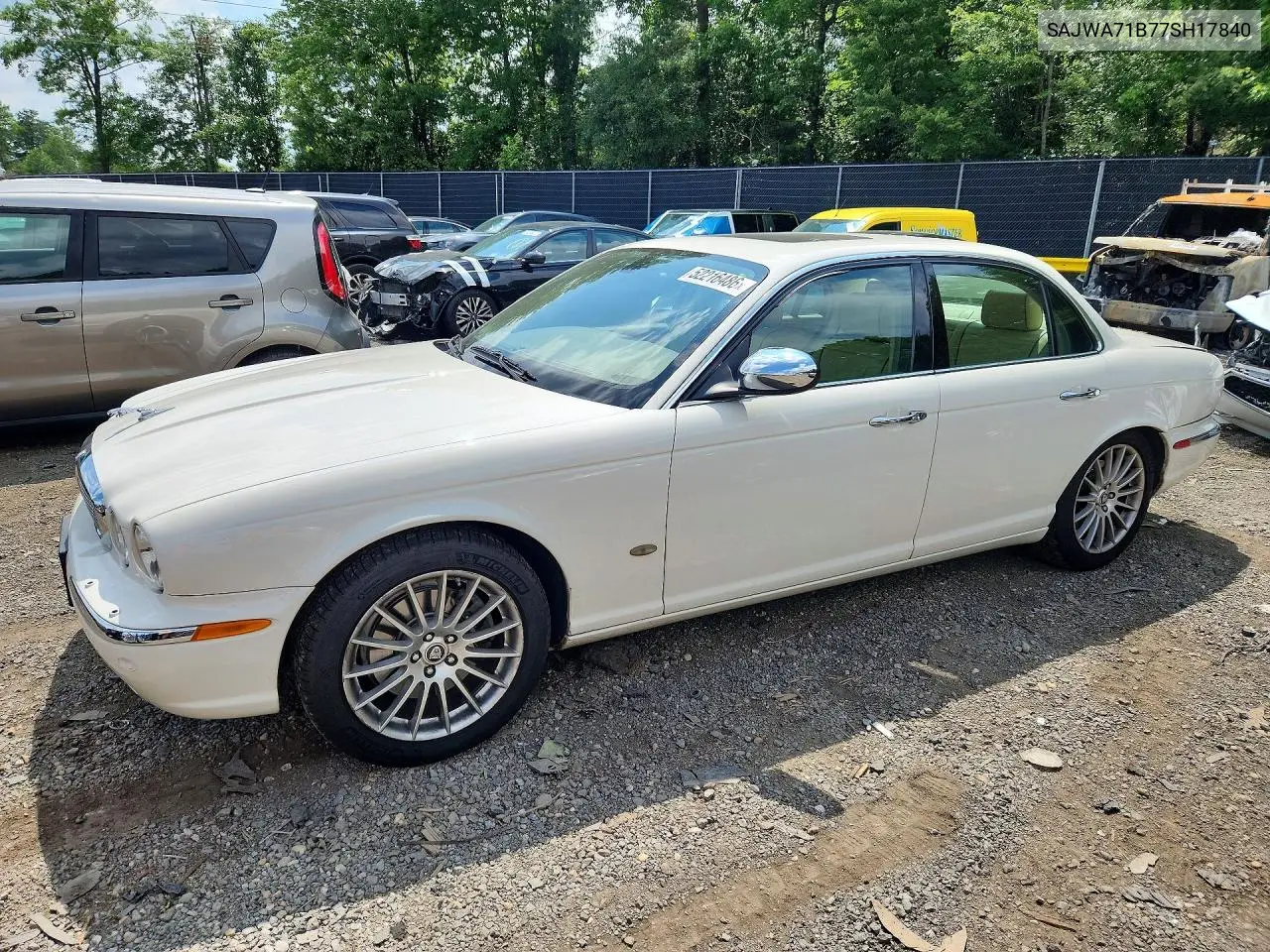 2007 Jaguar Xj8 VIN: SAJWA71B77SH17840 Lot: 52216486