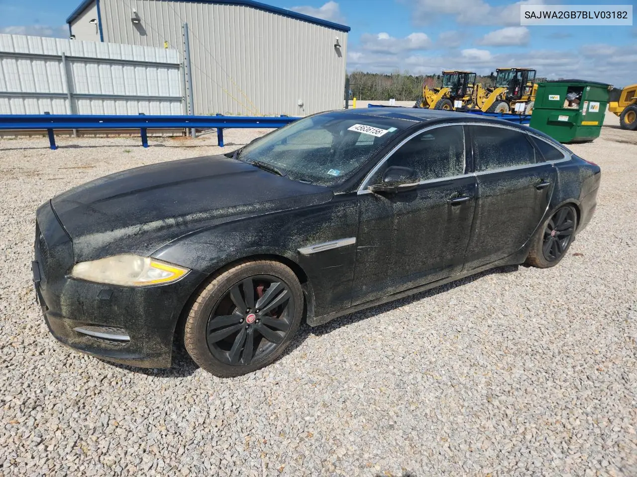 2011 Jaguar Xjl VIN: SAJWA2GB7BLV03182 Lot: 45636156