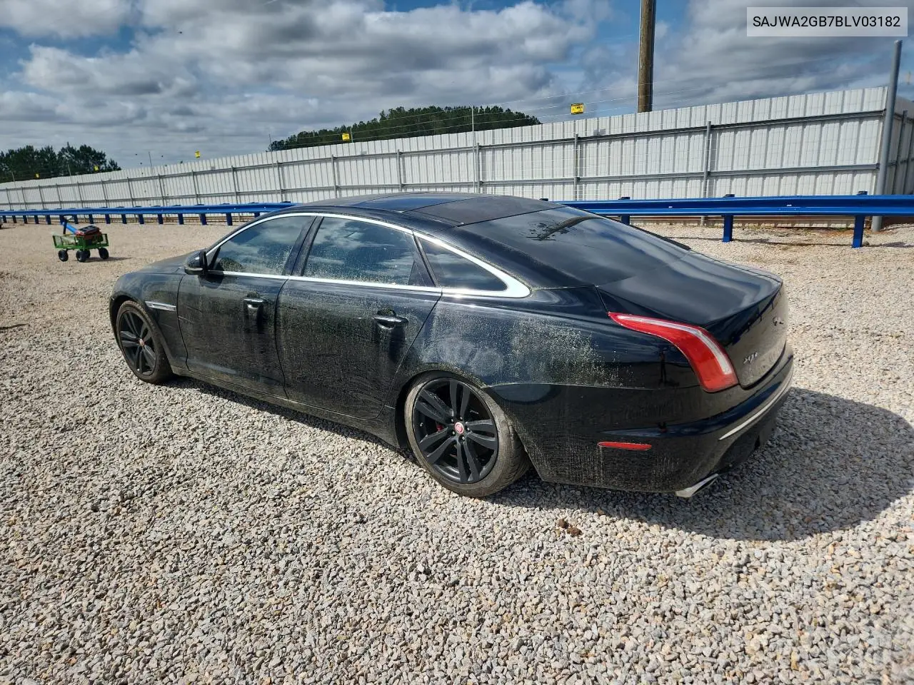 2011 Jaguar Xjl VIN: SAJWA2GB7BLV03182 Lot: 45636156