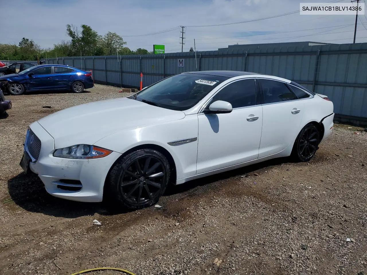 2011 Jaguar Xj VIN: SAJWA1CB1BLV14386 Lot: 54412636