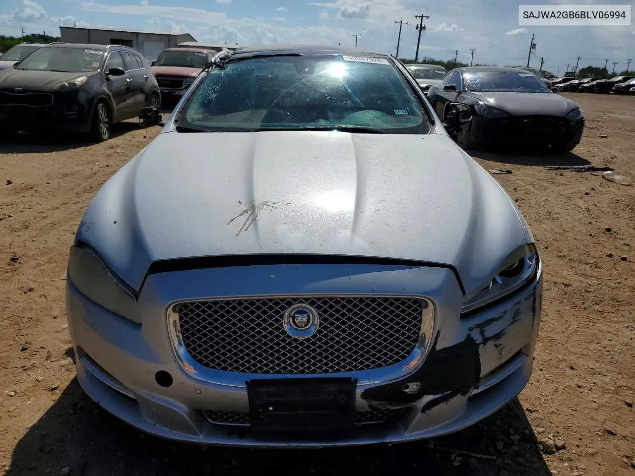 2011 Jaguar Xjl VIN: SAJWA2GB6BLV06994 Lot: 59067926