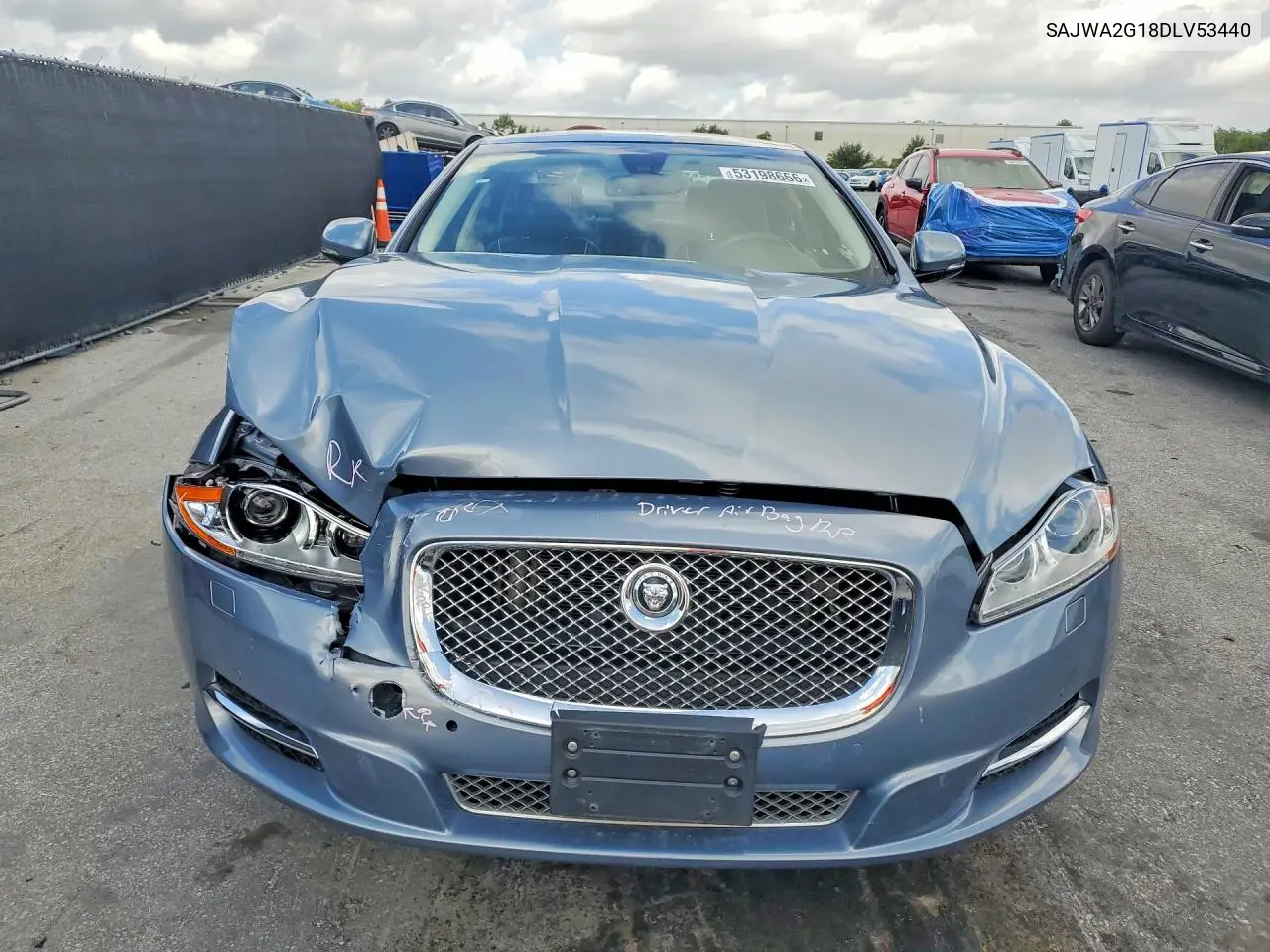 2013 Jaguar Xjl Portfolio VIN: SAJWA2G18DLV53440 Lot: 53198666