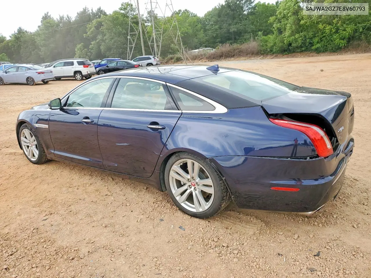 2014 Jaguar Xjl Portfolio VIN: SAJWA2GZ7E8V60793 Lot: 52922236
