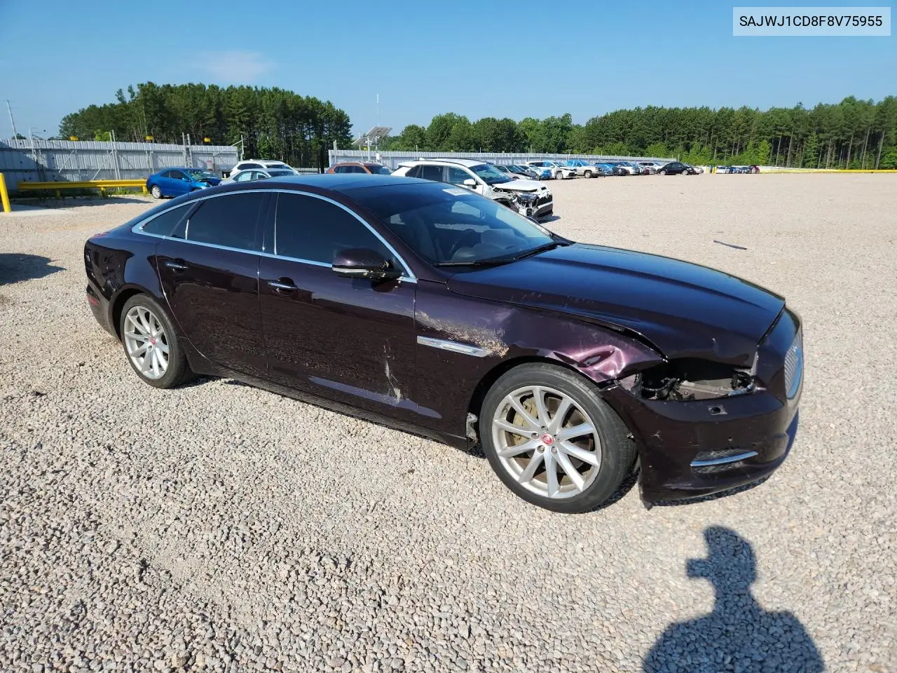 2015 Jaguar Xj VIN: SAJWJ1CD8F8V75955 Lot: 60232976