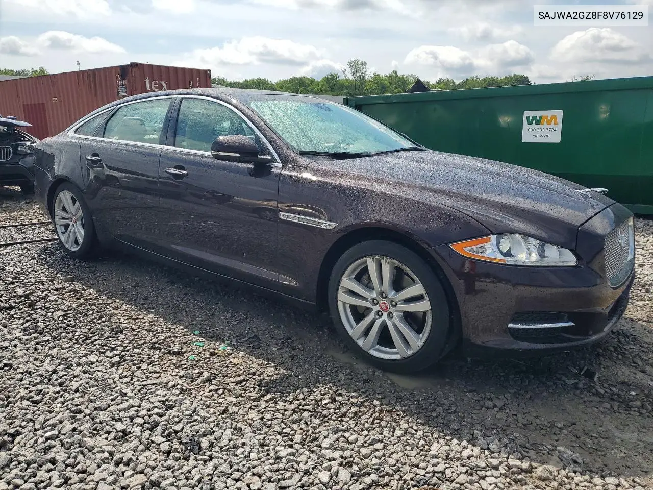 2015 Jaguar Xjl Portfolio VIN: SAJWA2GZ8F8V76129 Lot: 60600496