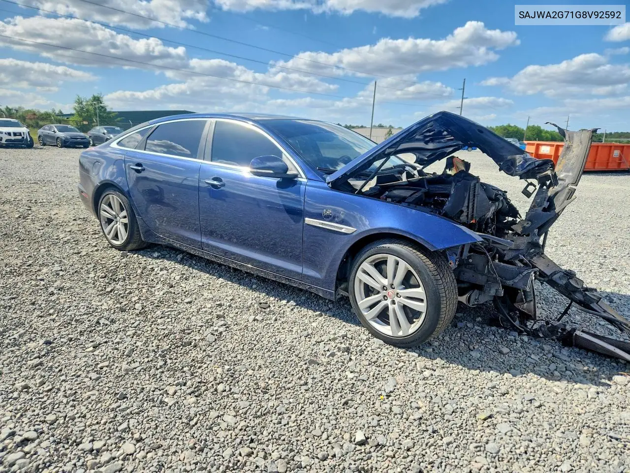 2016 Jaguar Xjl Portfolio VIN: SAJWA2G71G8V92592 Lot: 49246416