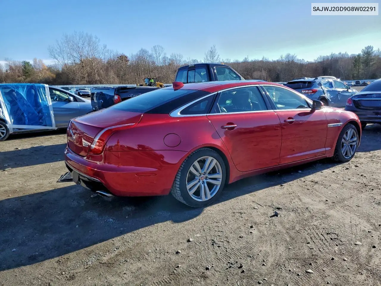 2016 Jaguar Xjl Portfolio VIN: SAJWJ2GD9G8W02291 Lot: 92567655