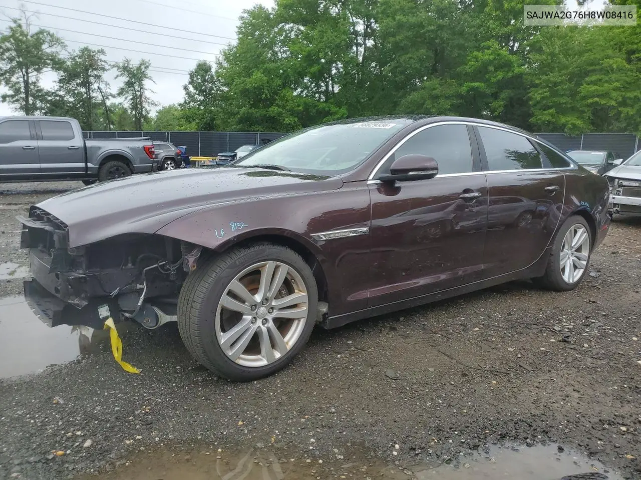 2017 Jaguar Xjl Portfolio VIN: SAJWA2G76H8W08416 Lot: 58829336