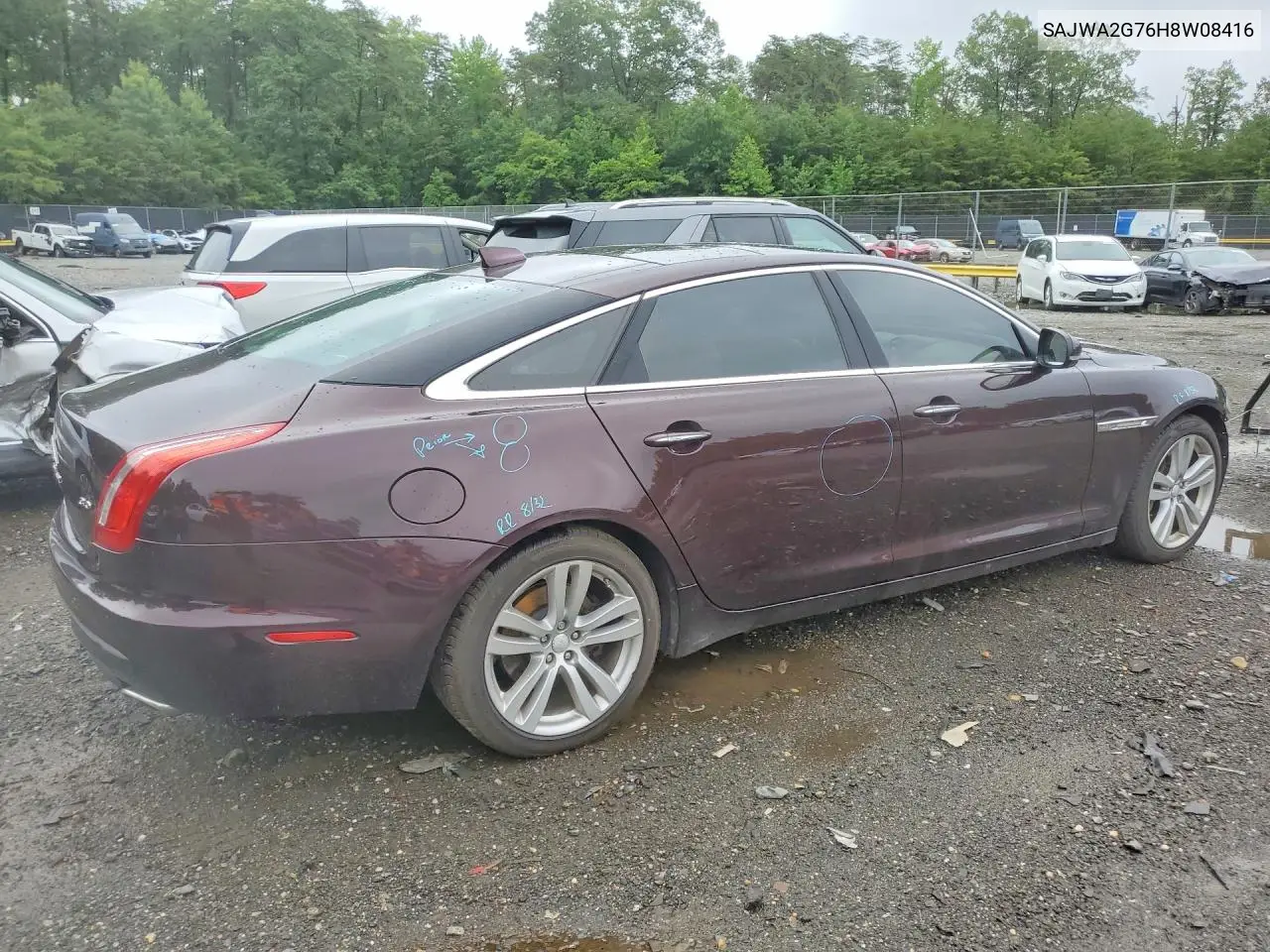 2017 Jaguar Xjl Portfolio VIN: SAJWA2G76H8W08416 Lot: 58829336