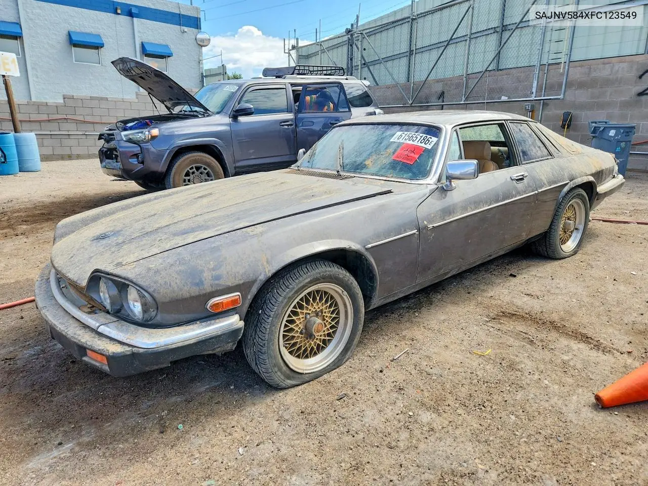 1985 Jaguar Xjs VIN: SAJNV584XFC123549 Lot: 61565186
