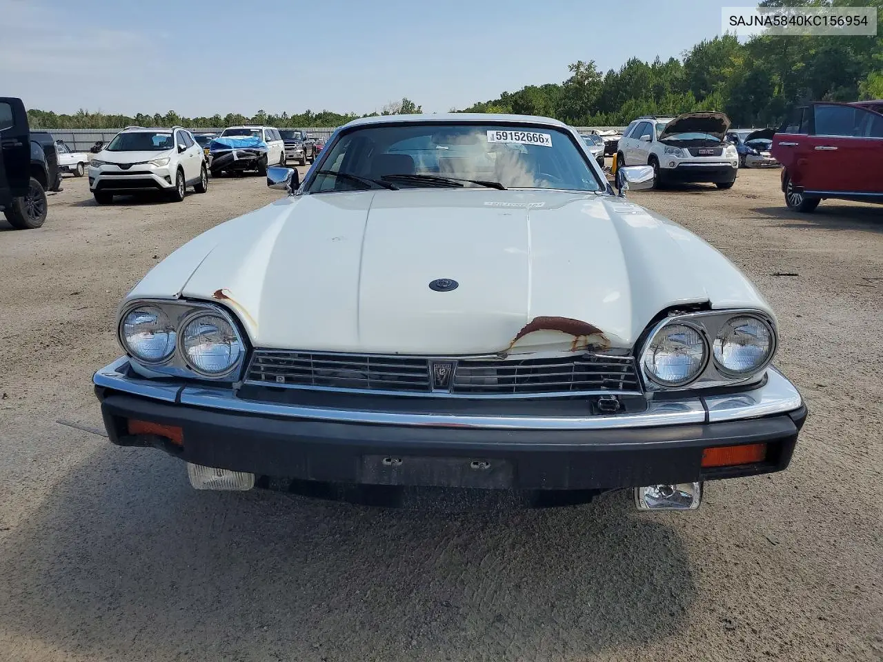 1989 Jaguar Xjs VIN: SAJNA5840KC156954 Lot: 59152666