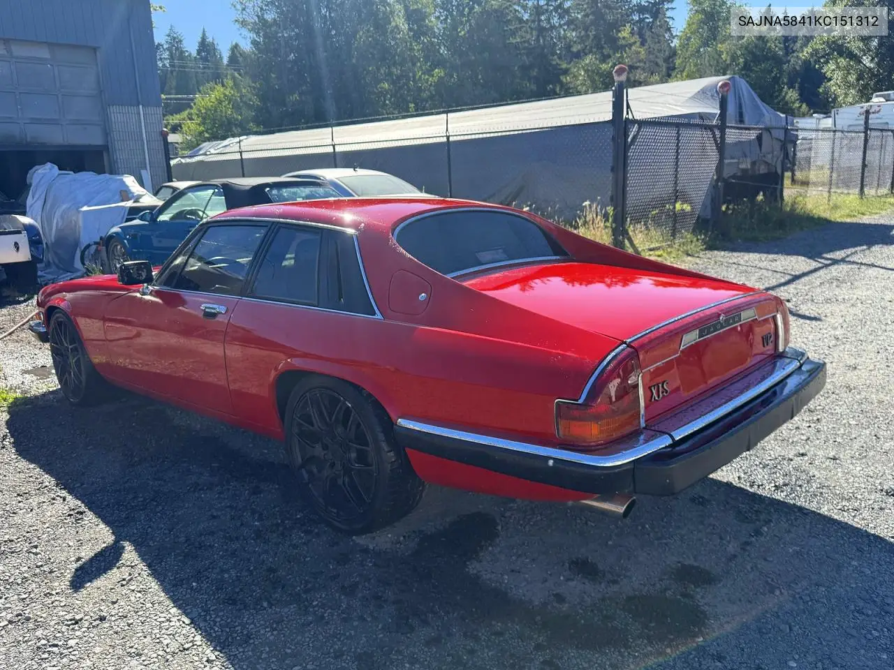 1989 Jaguar Xjs VIN: SAJNA5841KC151312 Lot: 60860446