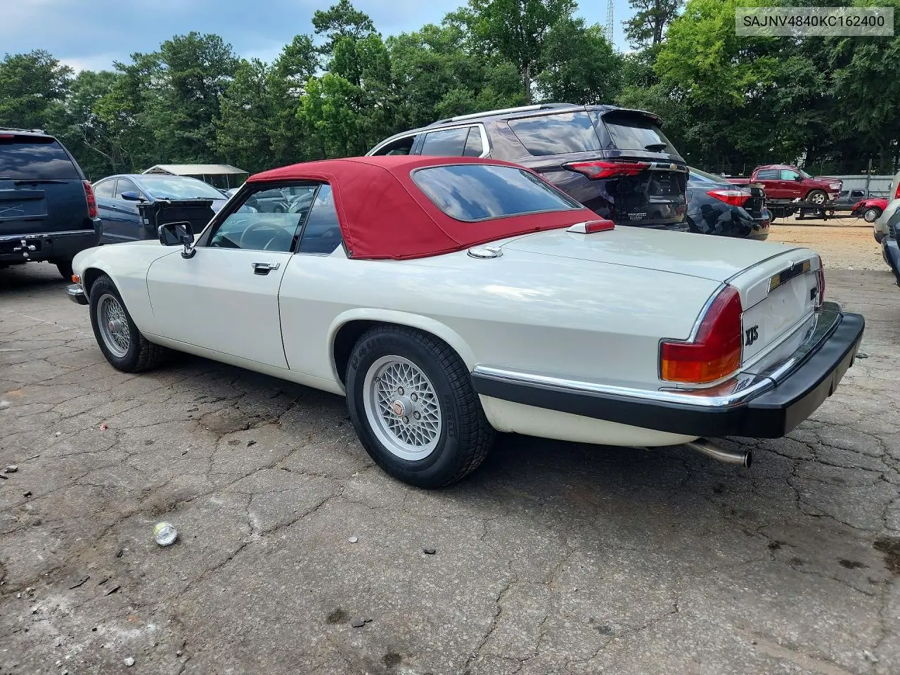 1989 Jaguar Xjs VIN: SAJNV4840KC162400 Lot: 85635245