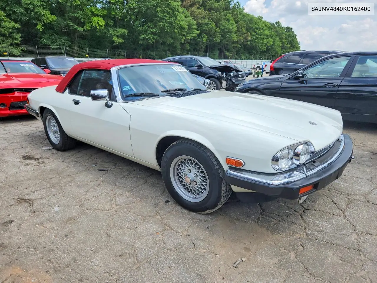 1989 Jaguar Xjs VIN: SAJNV4840KC162400 Lot: 85635245