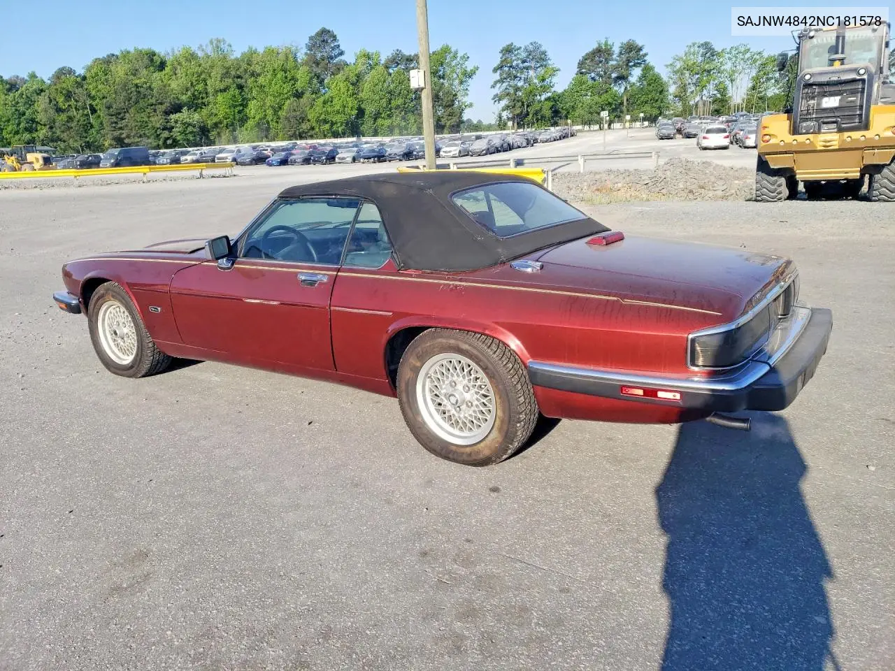 1992 Jaguar Xjs VIN: SAJNW4842NC181578 Lot: 50625946