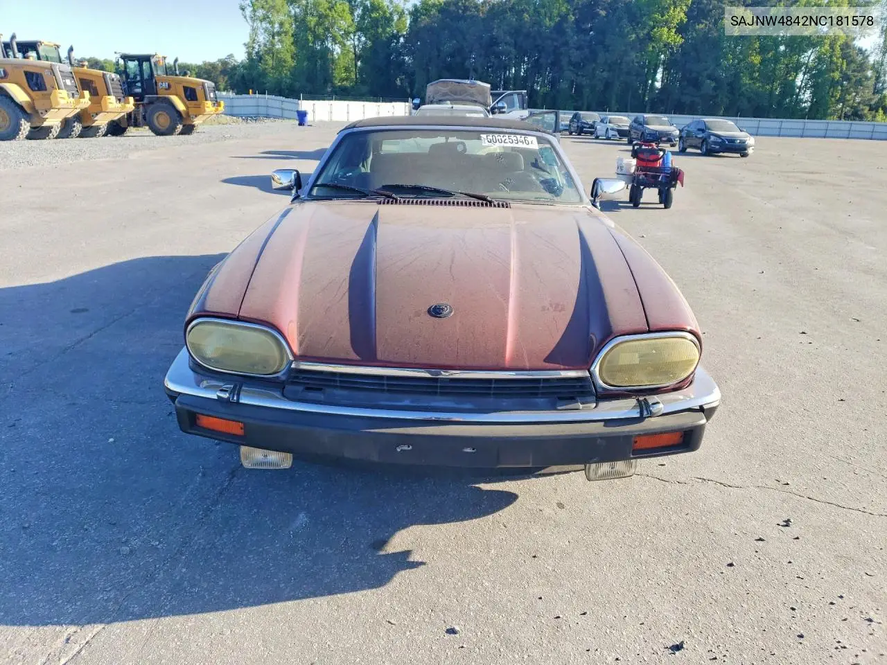 1992 Jaguar Xjs VIN: SAJNW4842NC181578 Lot: 50625946