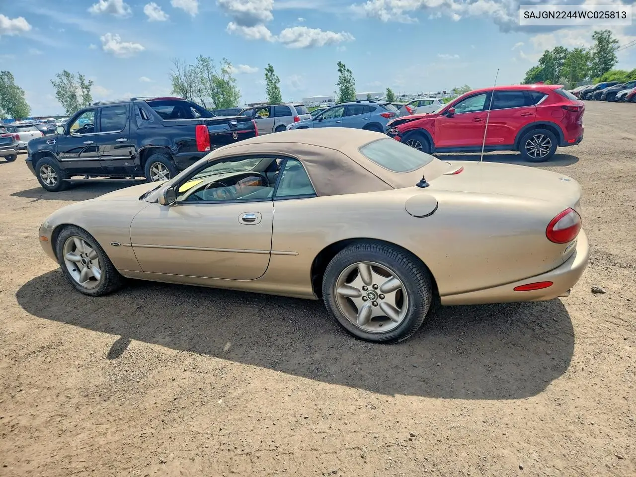 1998 Jaguar Xk8 VIN: SAJGN2244WC025813 Lot: 60026766