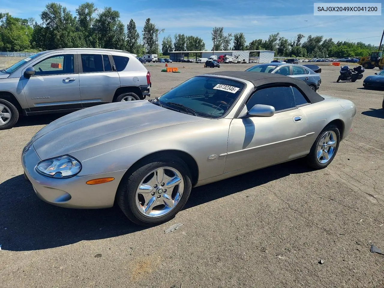 1999 Jaguar Xk8 VIN: SAJGX2049XC041200 Lot: 55732346