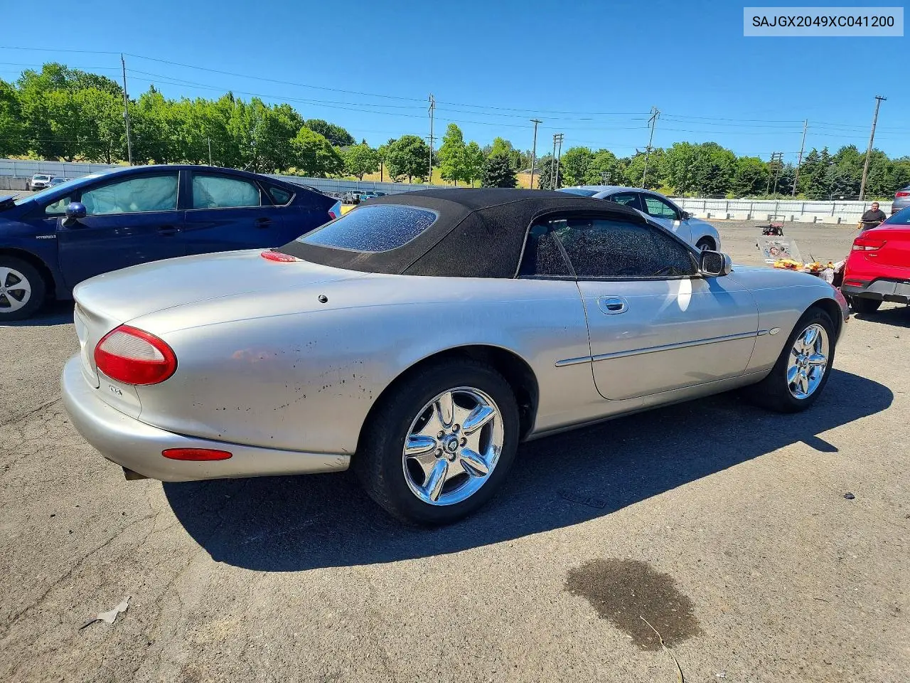1999 Jaguar Xk8 VIN: SAJGX2049XC041200 Lot: 55732346