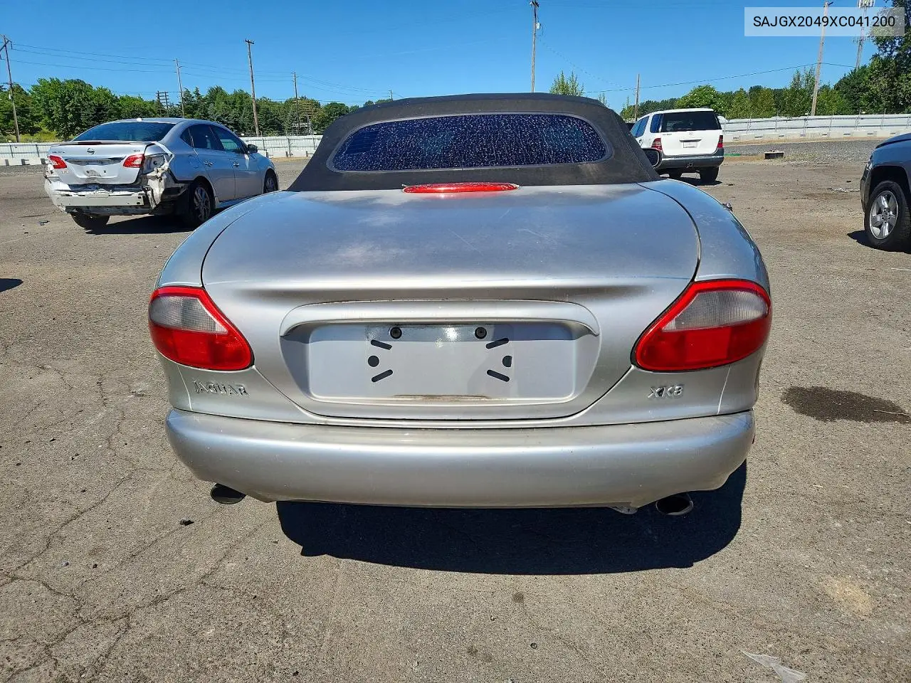 1999 Jaguar Xk8 VIN: SAJGX2049XC041200 Lot: 55732346