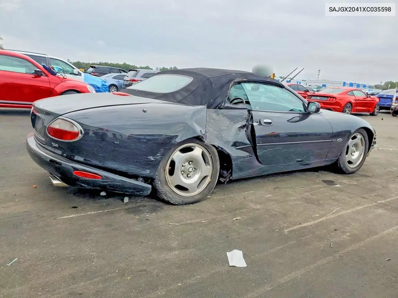 1999 Jaguar Xk8 VIN: SAJGX2041XC035598 Lot: 76982535