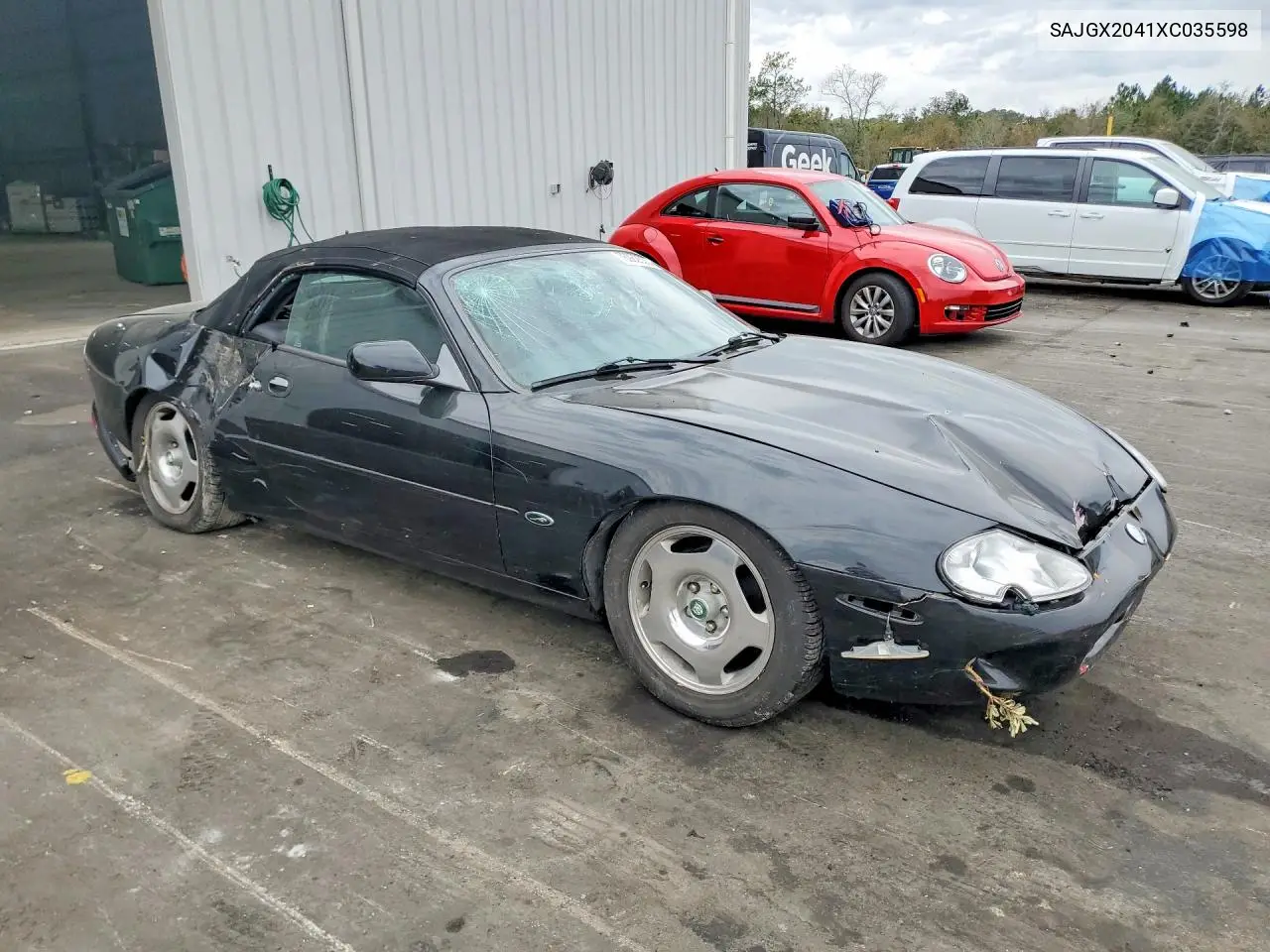 1999 Jaguar Xk8 VIN: SAJGX2041XC035598 Lot: 76982535