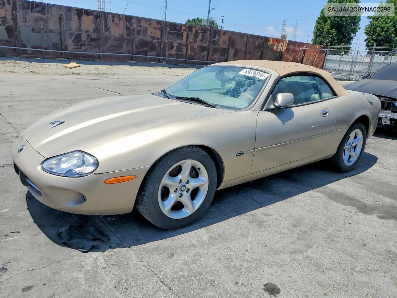2000 Jaguar Xk8 VIN: SAJJA42C0YNA02298 Lot: 58628056
