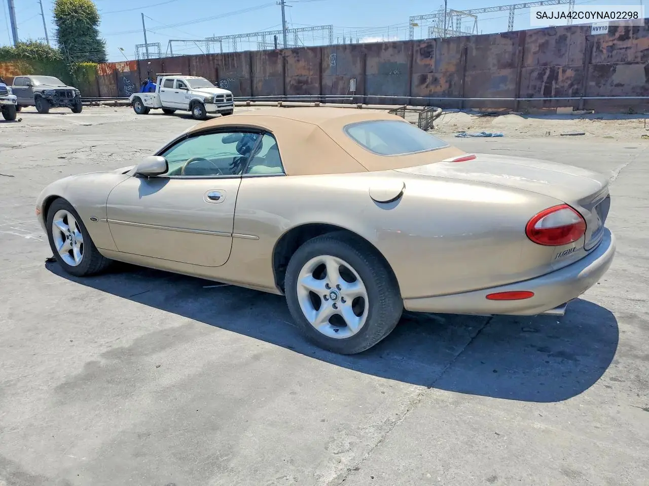 2000 Jaguar Xk8 VIN: SAJJA42C0YNA02298 Lot: 58628056