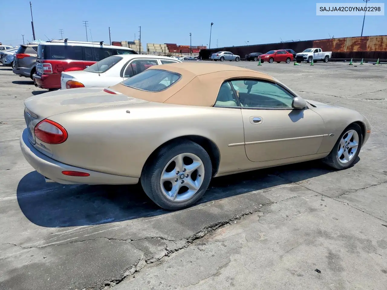 2000 Jaguar Xk8 VIN: SAJJA42C0YNA02298 Lot: 58628056