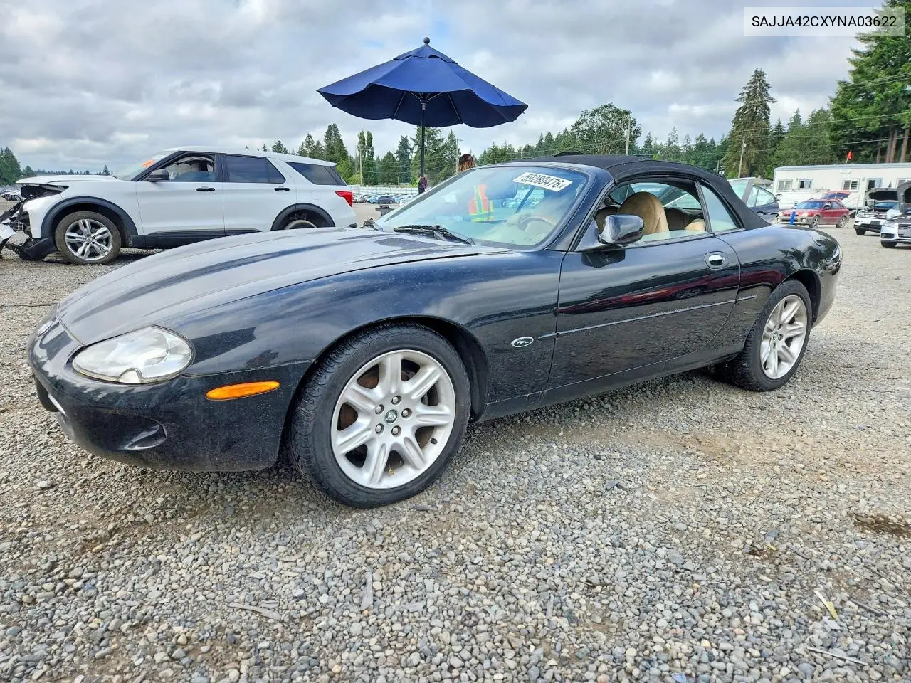 2000 Jaguar Xk8 VIN: SAJJA42CXYNA03622 Lot: 59280476