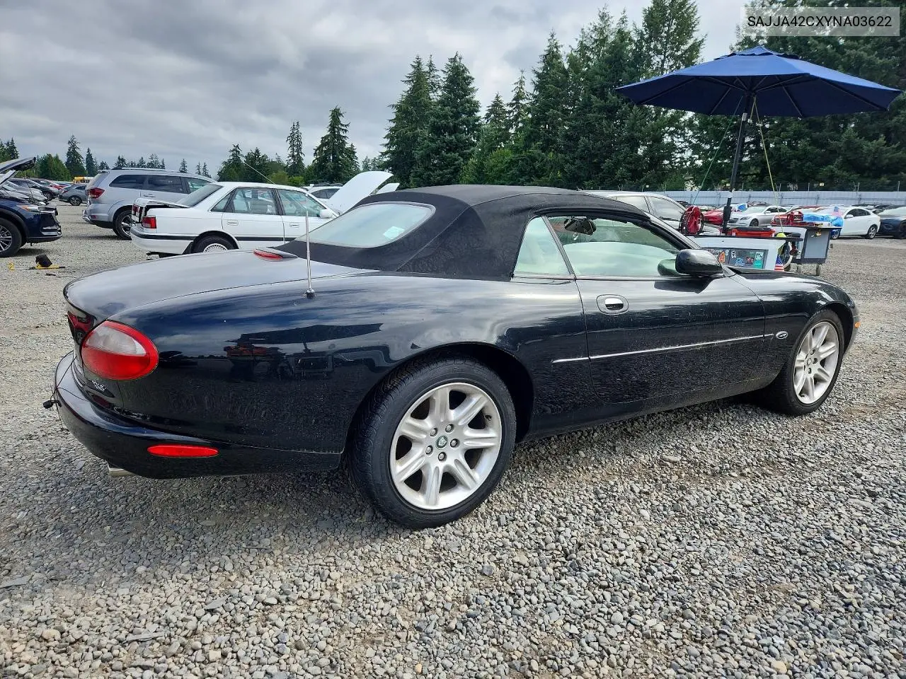 2000 Jaguar Xk8 VIN: SAJJA42CXYNA03622 Lot: 59280476
