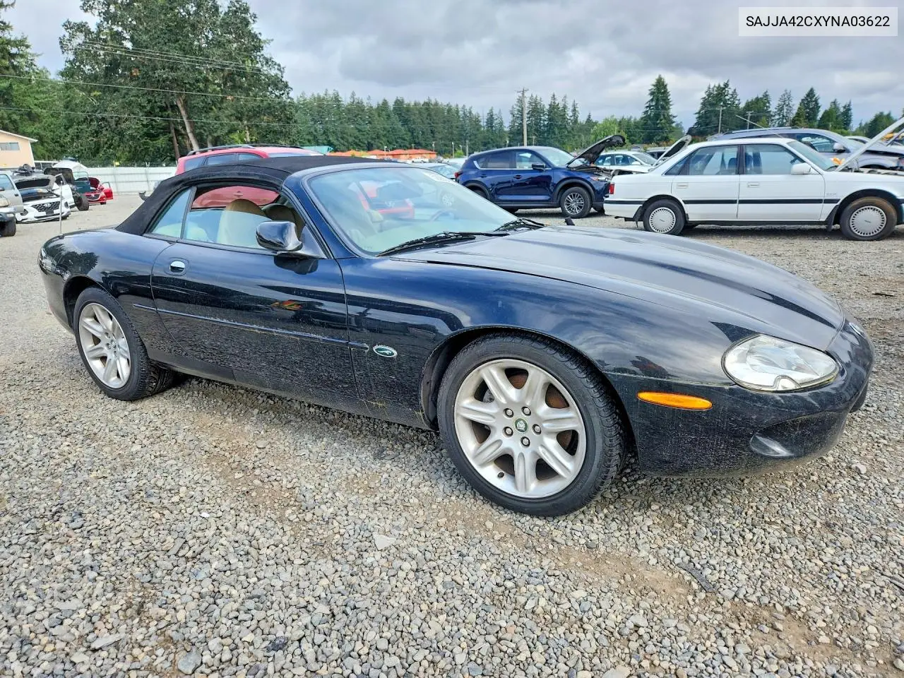2000 Jaguar Xk8 VIN: SAJJA42CXYNA03622 Lot: 59280476