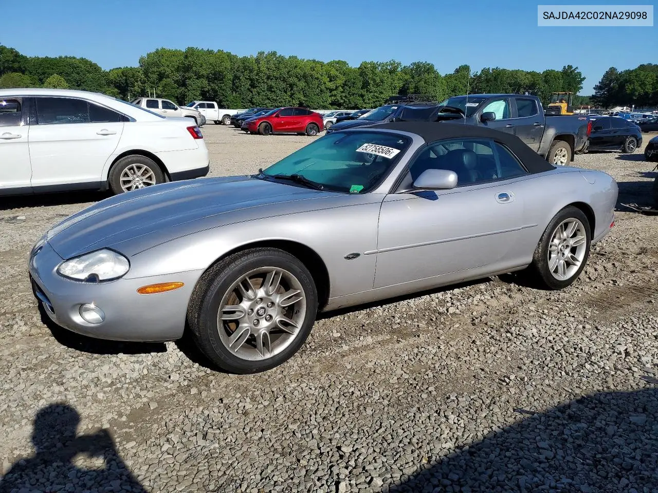 2002 Jaguar Xk8 VIN: SAJDA42C02NA29098 Lot: 52758506