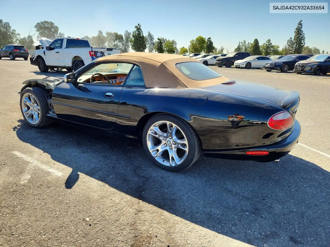 2003 Jaguar Xk8 VIN: SAJDA42C932A33654 Lot: 60018816