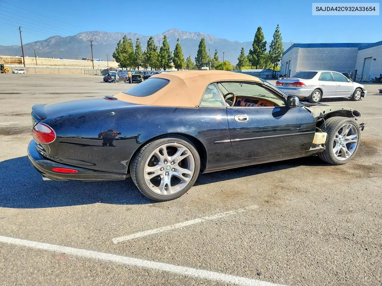2003 Jaguar Xk8 VIN: SAJDA42C932A33654 Lot: 60018816