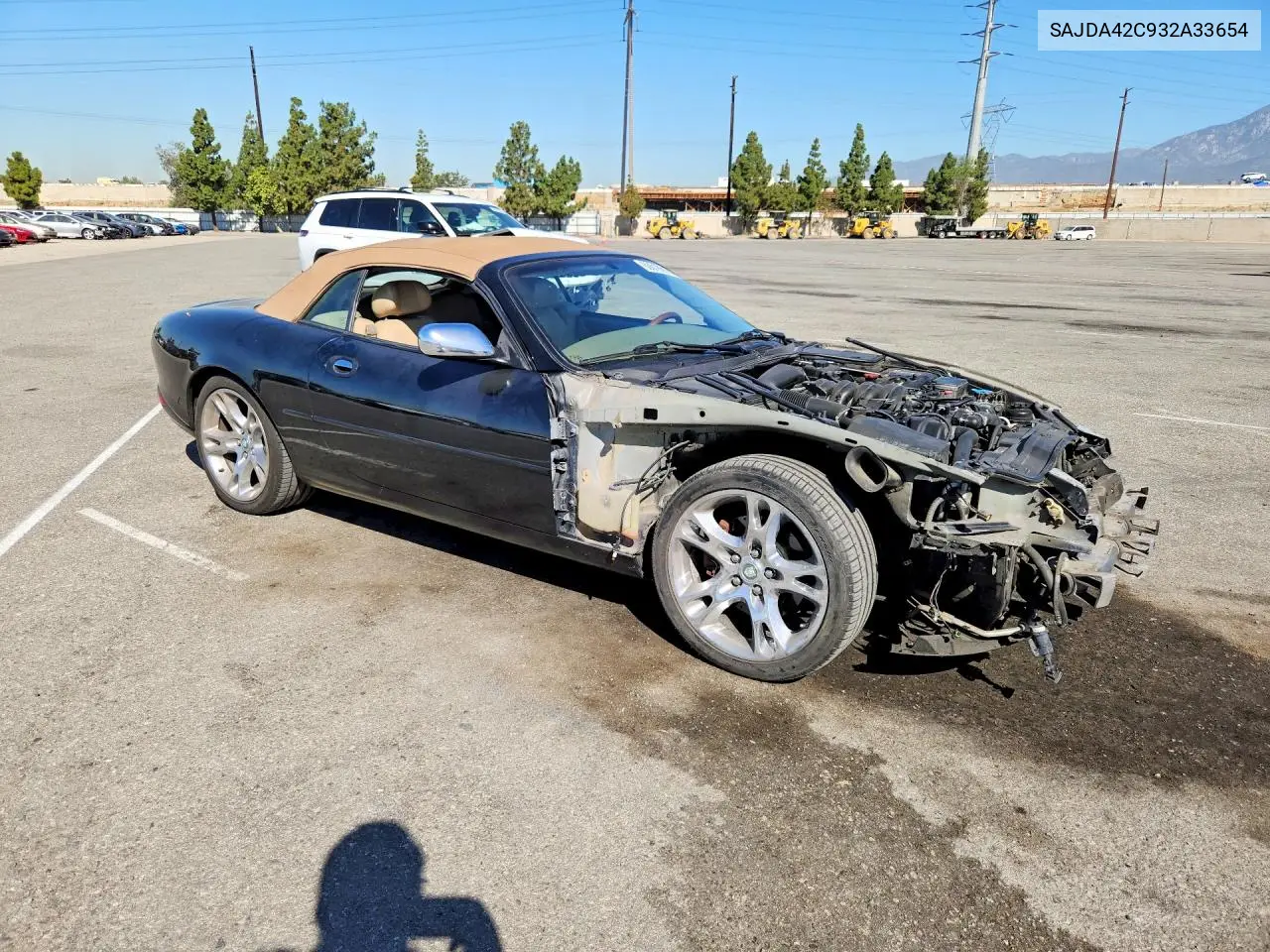 2003 Jaguar Xk8 VIN: SAJDA42C932A33654 Lot: 60018816