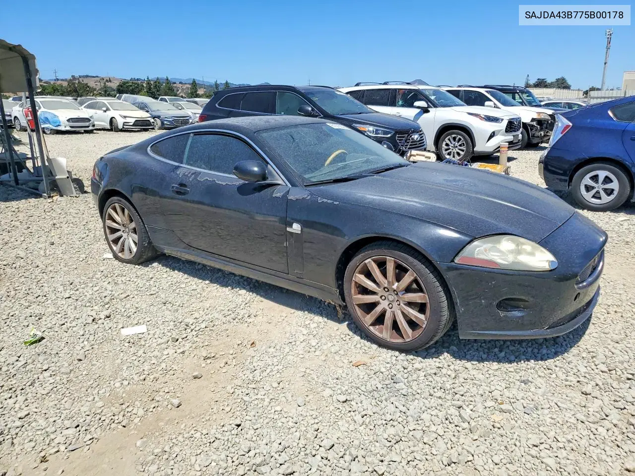 2007 Jaguar Xk VIN: SAJDA43B775B00178 Lot: 61375336